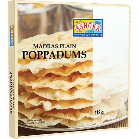 Ashoka Special Madras Poppadoms 112g
