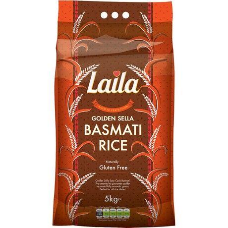 Laila Basmati Rice Golden Sella