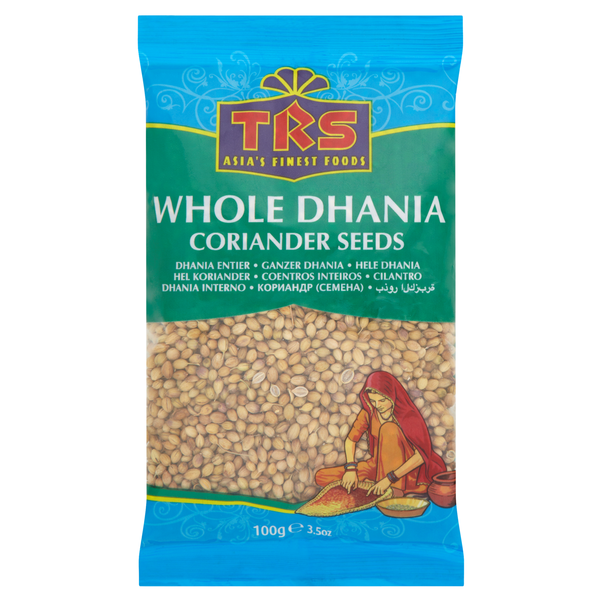 TRS Coriander Seeds (Whole Dhania) 100g